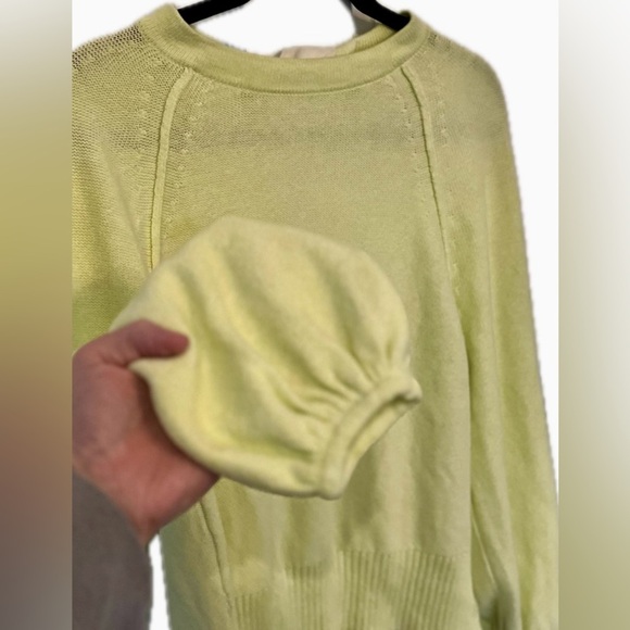 ANTHROPOLOGIE Emily Puff-Sleeved Sweater, Size XS - Picture 9 of 14